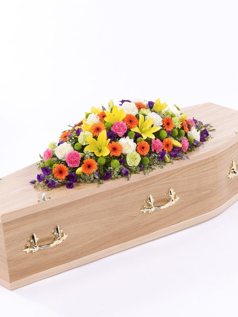 Vibrant Casket Spray